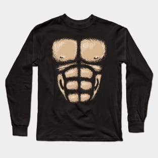 Gorilla Chest Brown Long Sleeve T-Shirt